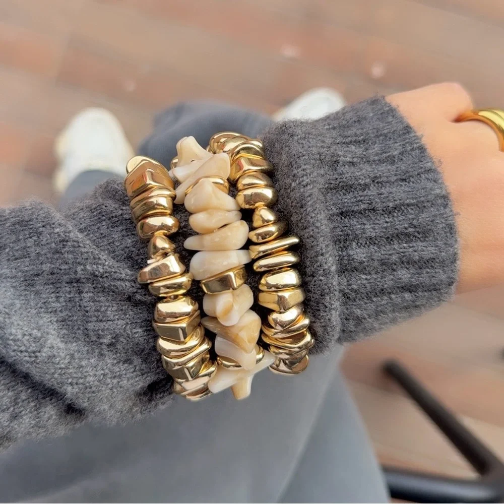 ZARA STYLE PACK OF PIECED BRACELETS NEW SEASON